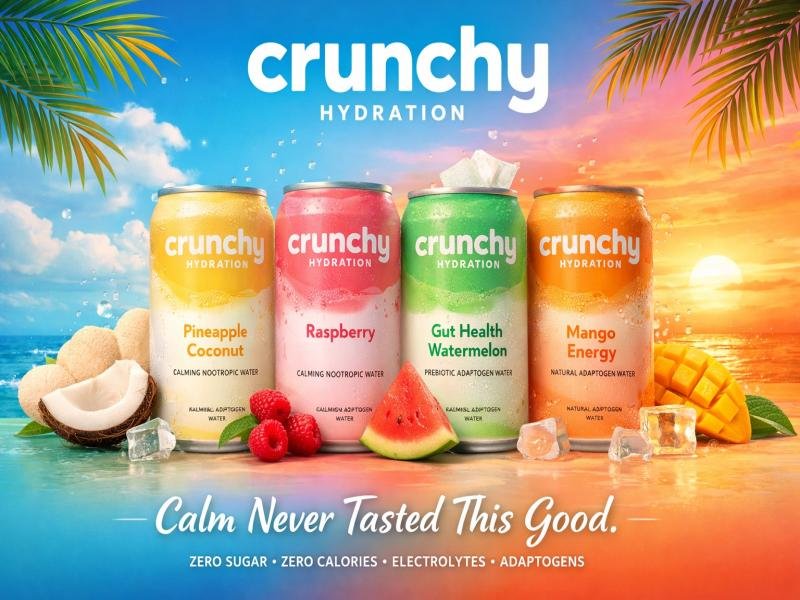 Crunchy Hydration Premium Electrolytes. Hydration Powders. Clean Wellness Drinks. Daily Energy Support.